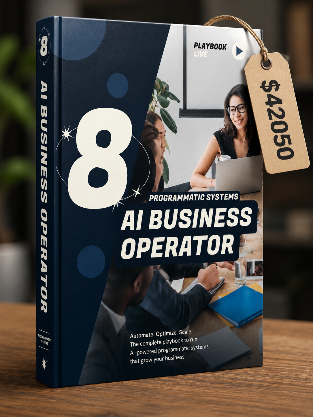 AI business operator playbook mockup