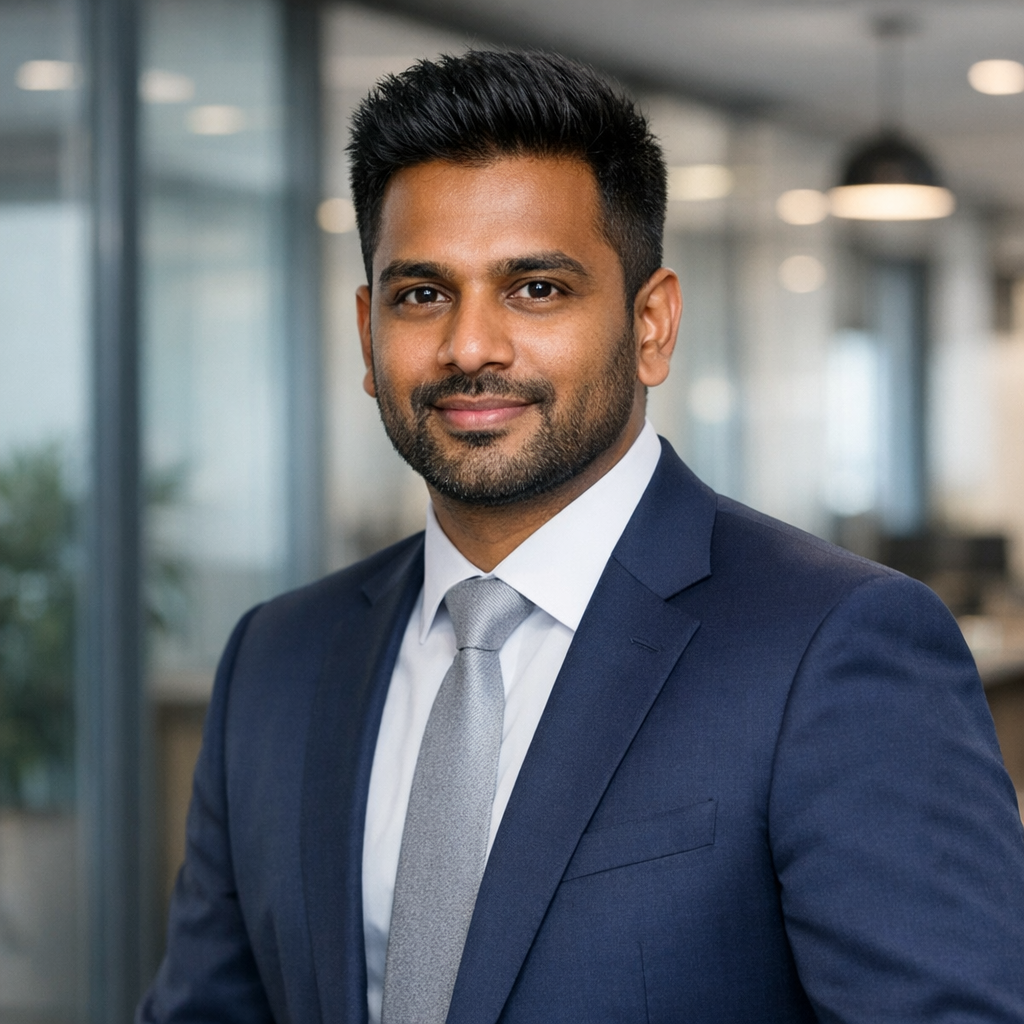 Ragumarket CEO in Modern Office